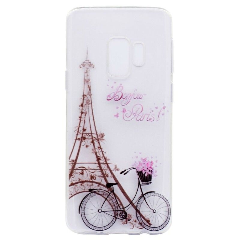 Deksel Til Samsung Galaxy S9 Transparent Bonjour Paris