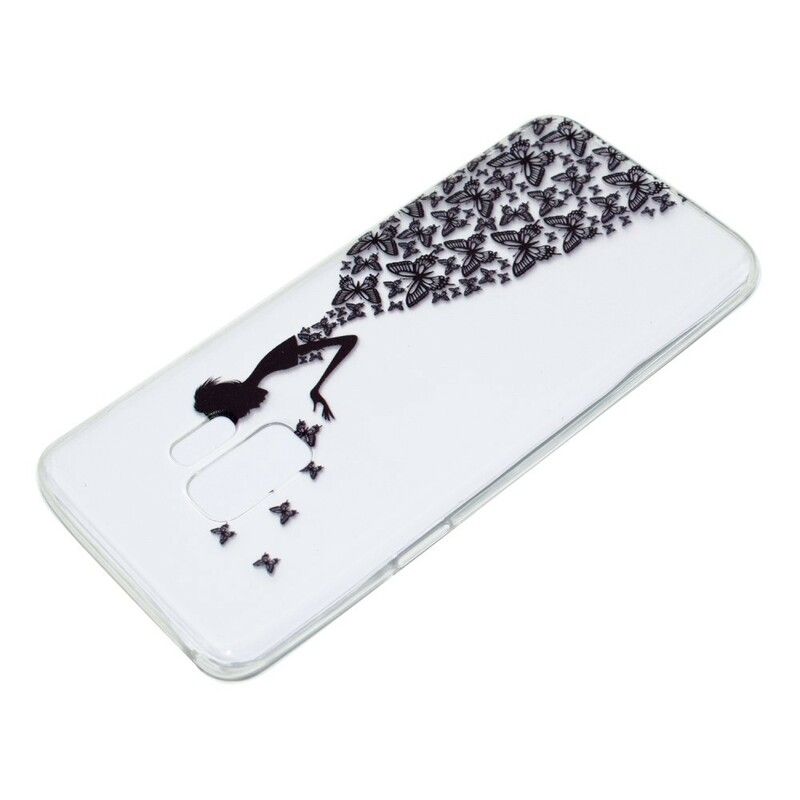 Deksel Til Samsung Galaxy S9 Transparent Sommerfuglkjole