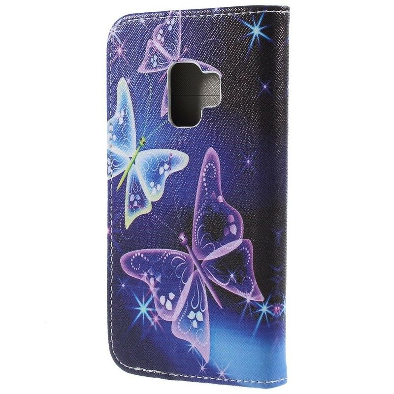 Folio Deksel Til Samsung Galaxy S9 Sommerfugler