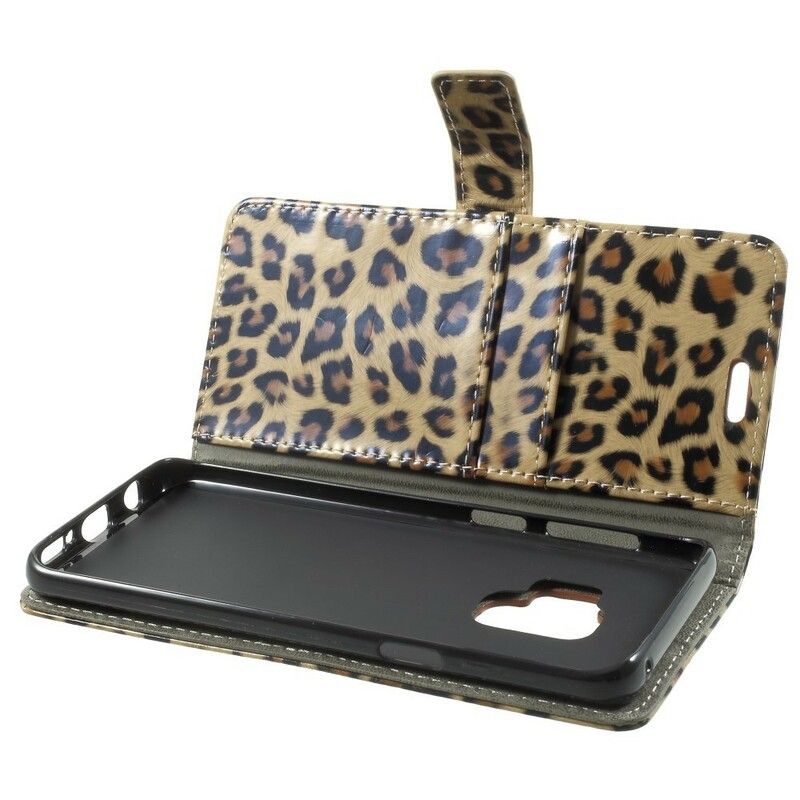 Lærdeksel Til Samsung Galaxy S9 Leopard