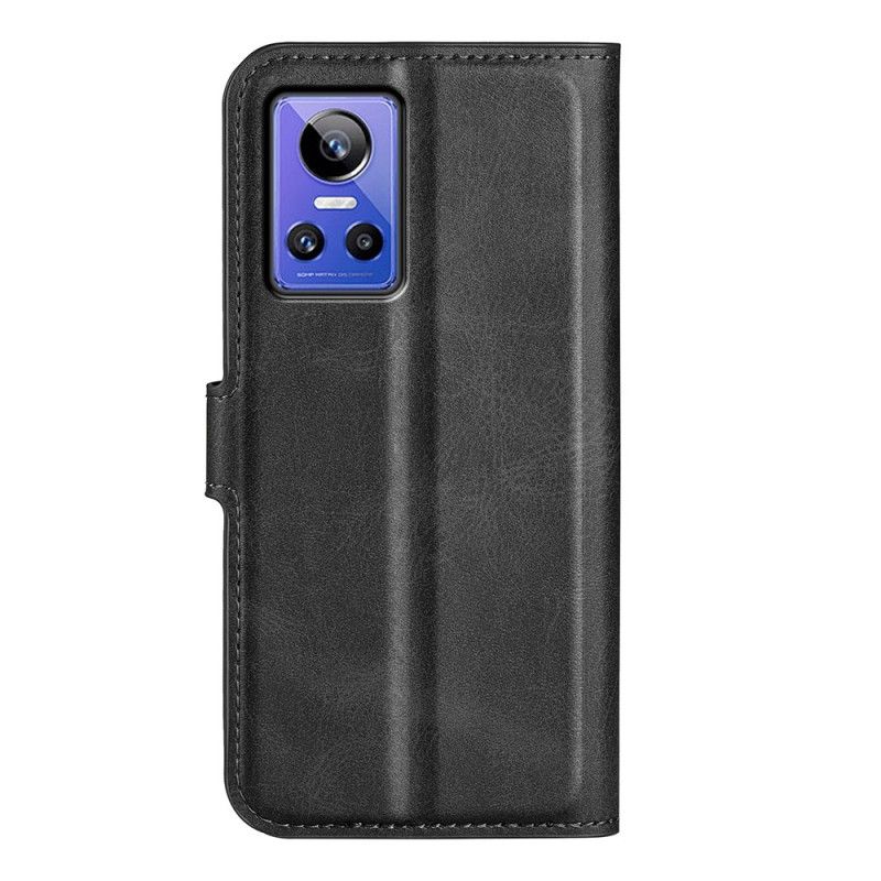 Folio Deksel Til Realme GT Neo 3 Imitert Skinn Og Silikon