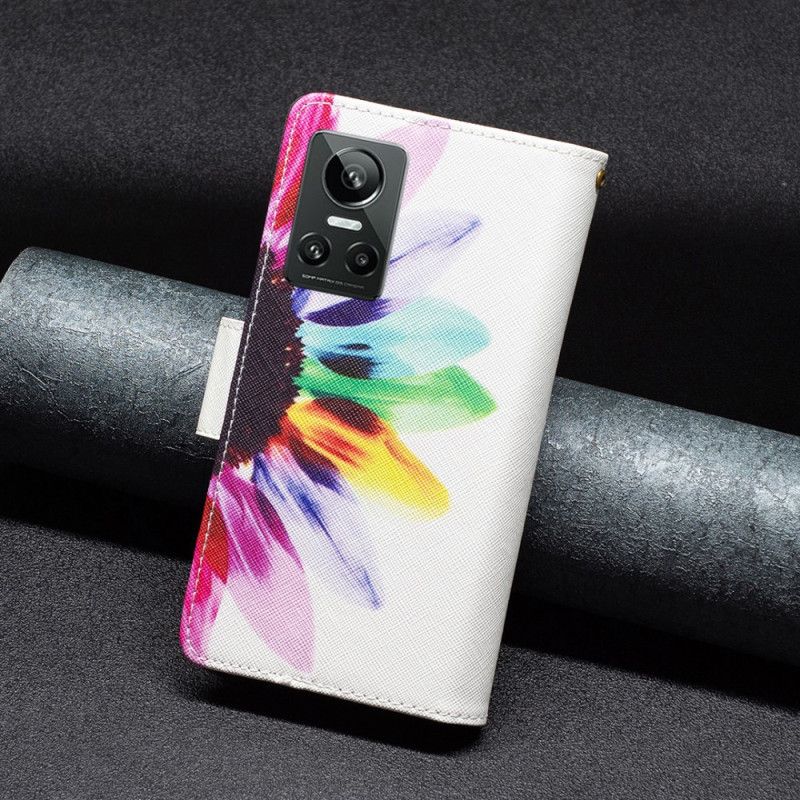 Lærdeksel Til Realme GT Neo 3 Flerfarget Blomst