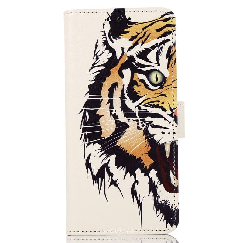 Folio Deksel Til Samsung Galaxy A03 Core Hedtig Tiger