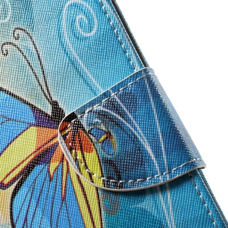 Folio Deksel Til Honor 9 Fargerik Sommerfugl