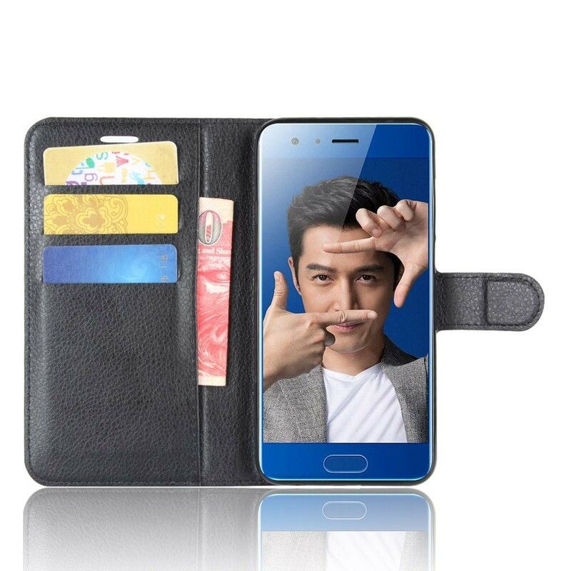 Folio Deksel Til Honor 9 Skinneffekt