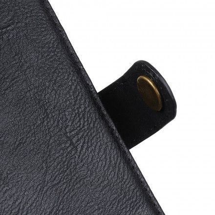 Folio Deksel Til Oppo Reno 6 5G Imitert Skinn Khazneh