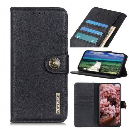 Folio Deksel Til Oppo Reno 6 5G Imitert Skinn Khazneh
