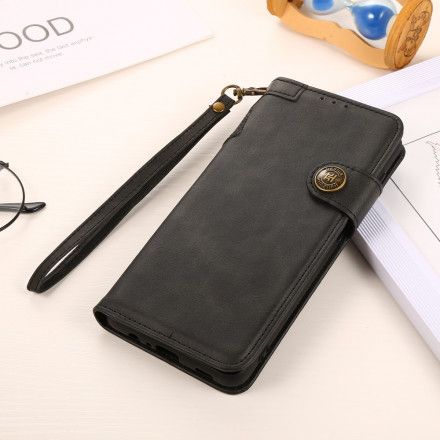 Folio Deksel Til Oppo Reno 6 5G Khazneh Magnetisk Knapp