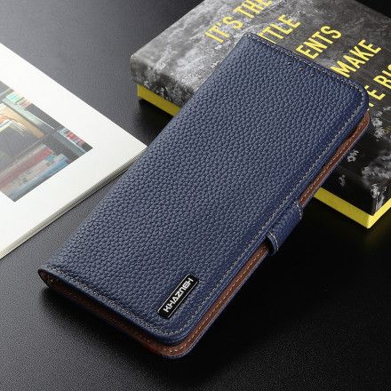 Folio Deksel Til Oppo Reno 6 5G Litchi Khazneh Lær