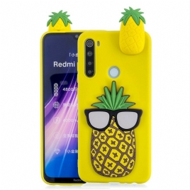 Deksel Til Xiaomi Redmi Note 8T 3d Ananas