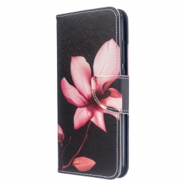 Folio Deksel Til Xiaomi Redmi Note 8T Rosa Blomst