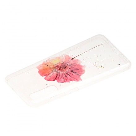 Deksel Til Samsung Galaxy A50 Sømløst Blomstermønster I Akvarell