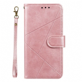Folio Deksel Til Samsung Galaxy A50 Diamond Imitert Skinn