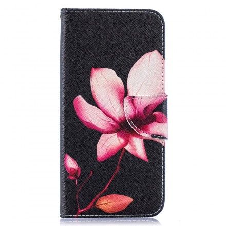 Folio Deksel Til Samsung Galaxy A50 Rosa Blomst