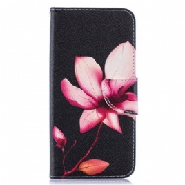 Folio Deksel Til Samsung Galaxy A50 Rosa Blomst