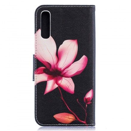 Folio Deksel Til Samsung Galaxy A50 Rosa Blomst