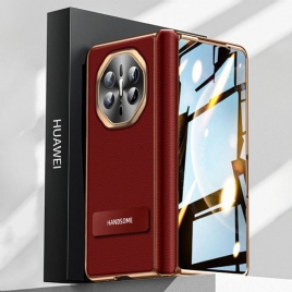 Deksel Til Huawei Mate X6 Teksturert Kunstskinn Med Skjermbeskytter