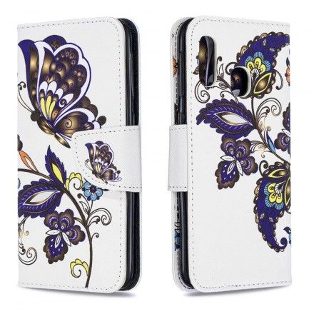 Folio Deksel Til Samsung Galaxy A20e Sommerfugltatovering