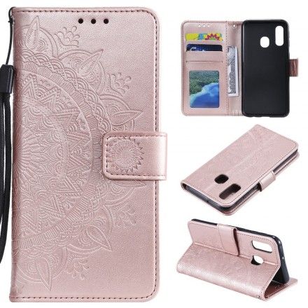 Folio Deksel Til Samsung Galaxy A20e Søn Mandala