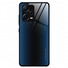 Deksel Til Xiaomi Redmi Note 12 Pro Plus Karbonfiber Herdet Glass