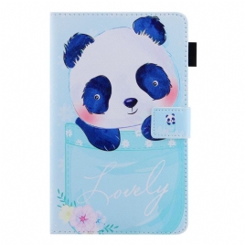 Folio Deksel Til Samsung Galaxy Tab A8 Nydelig Panda