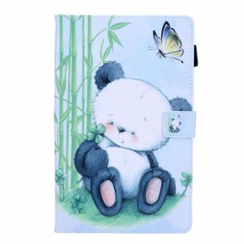 Folio Deksel Til Samsung Galaxy Tab A8 Panda I Naturen