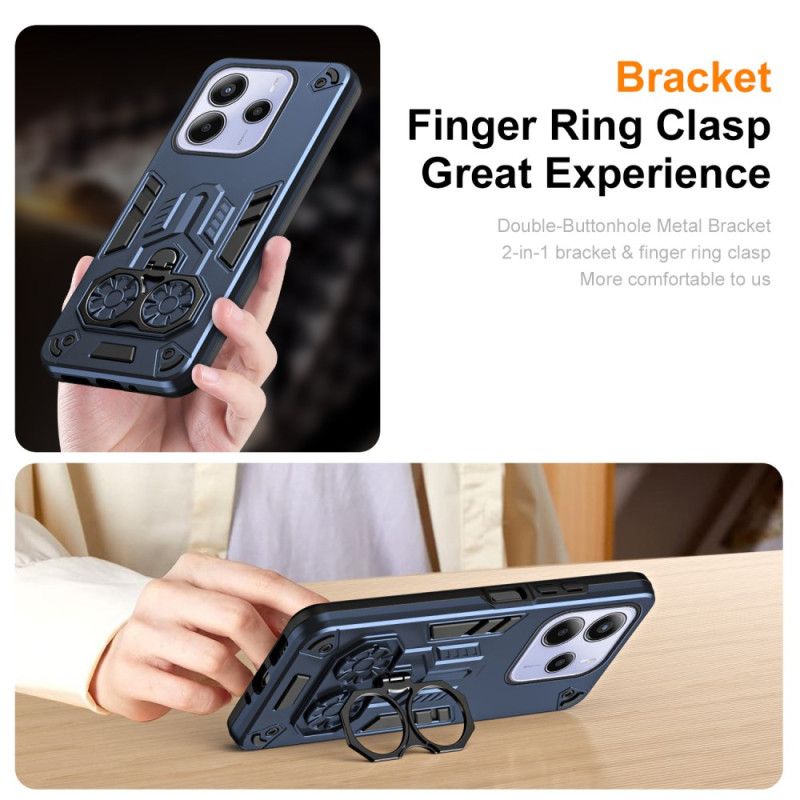 Deksel Til Xiaomi Redmi Note 14 5g Ringholdereffekt Metall