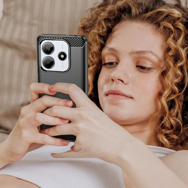 Deksel Xiaomi Redmi Note 14 5g Børstet Karbonfiber