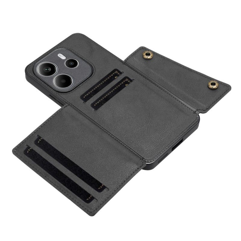 Deksel Xiaomi Redmi Note 14 5g Kortholder Og Stativ