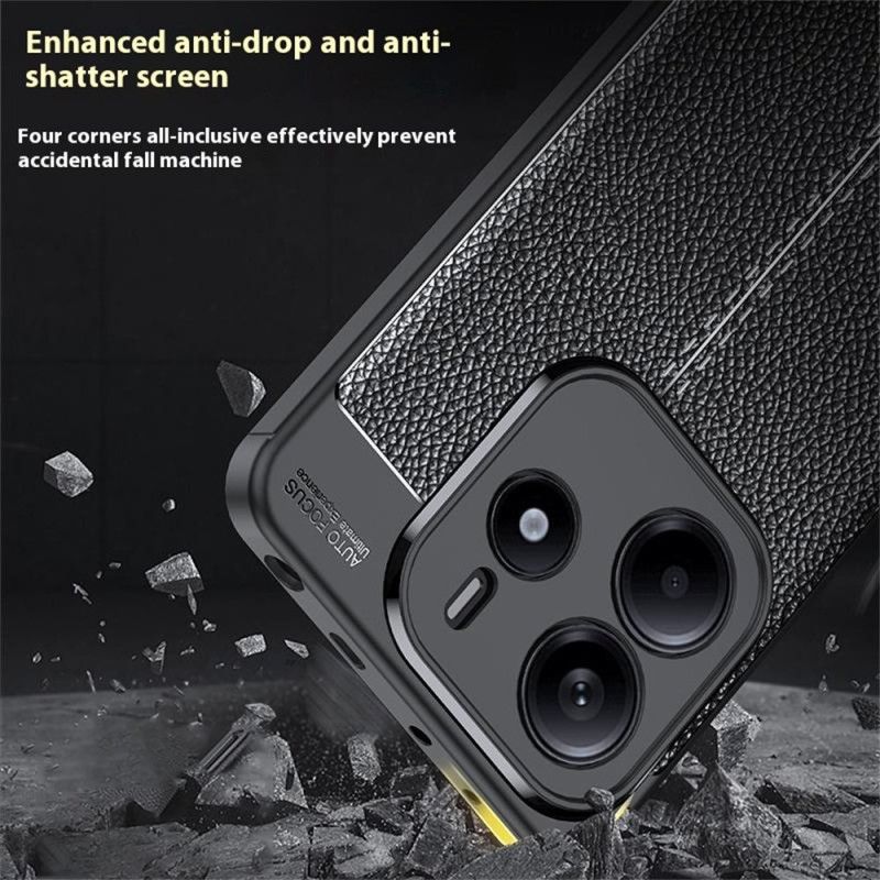 Deksel Xiaomi Redmi Note 14 5g Litchi-tekstur