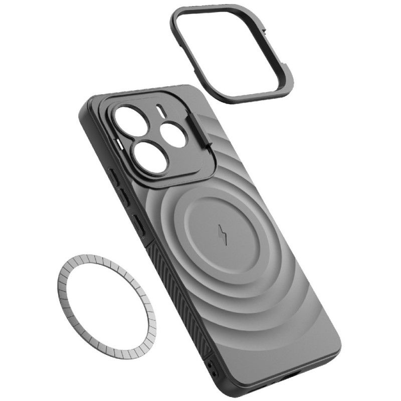 Deksel Xiaomi Redmi Note 14 5g Magsafe-kompatibel Med Bølget Design