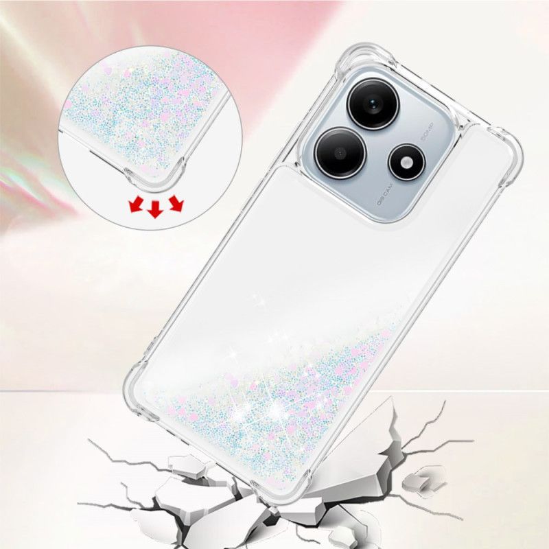 Deksel Xiaomi Redmi Note 14 5g Mobildeksel Glitter