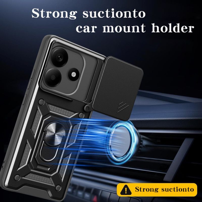 Deksel Xiaomi Redmi Note 14 5g Skyvbart Kameradeksel Og Stativ Beskyttelse Deksel