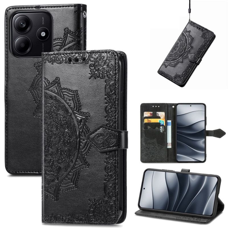 Folio Deksel Xiaomi Redmi Note 14 5g Barokk Mandala Beskyttelse Deksel