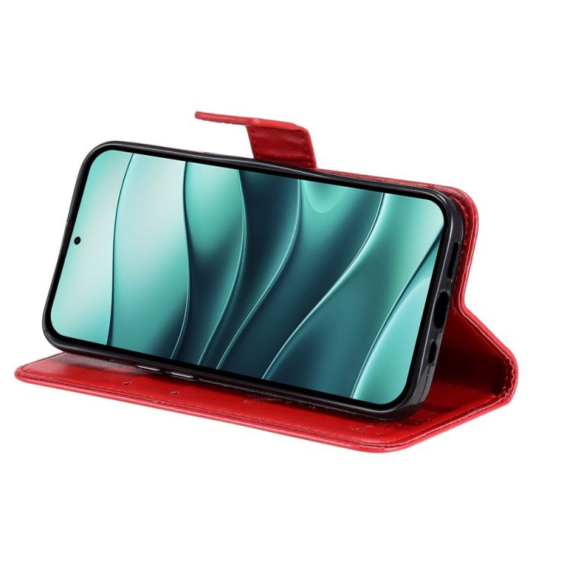 Folio Deksel Xiaomi Redmi Note 14 5g Katt Og Tre-lnaière