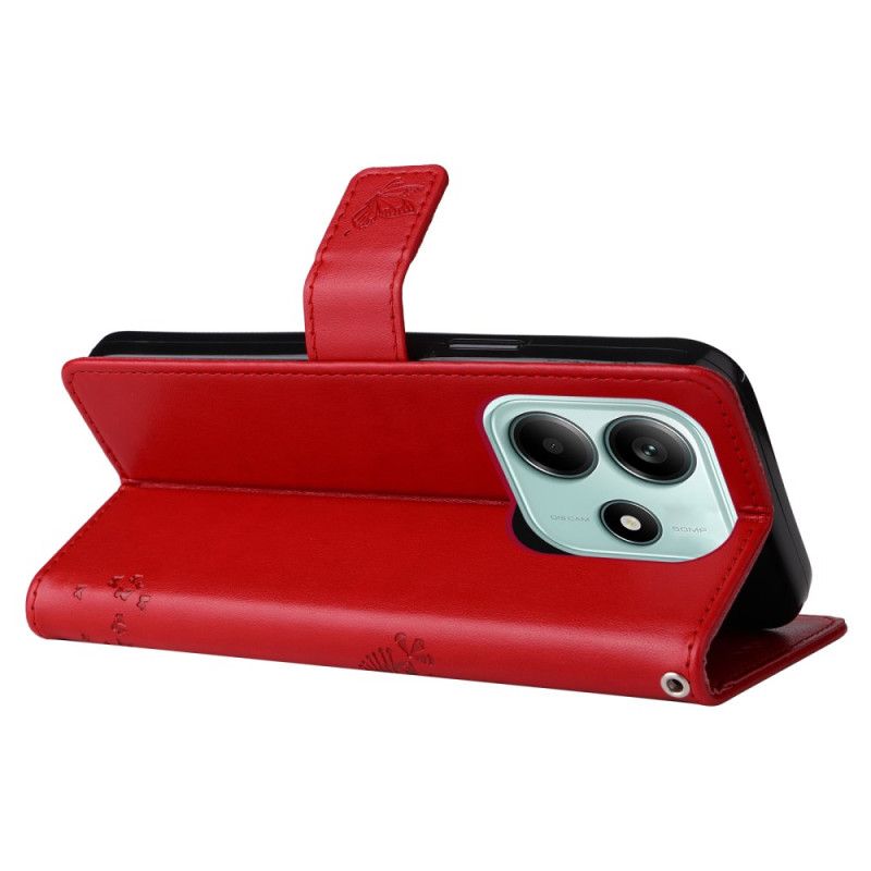 Folio Deksel Xiaomi Redmi Note 14 5g Katt Og Tre-lnaière