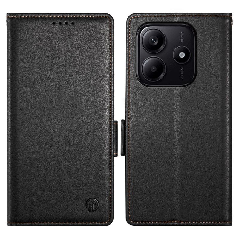 Lærdeksel Folio Deksel Xiaomi Redmi Note 14 5g Mobildeksel 3 Kortholdere