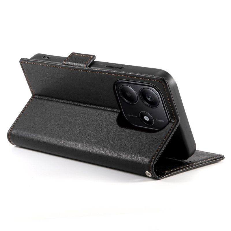 Lærdeksel Folio Deksel Xiaomi Redmi Note 14 5g Mobildeksel 3 Kortholdere