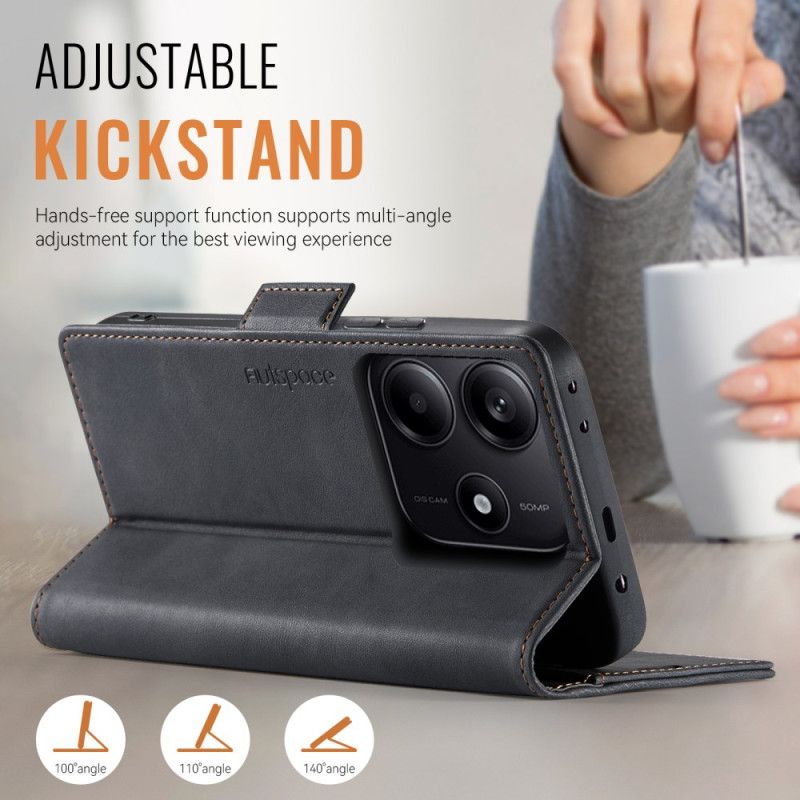 Lærdeksel Folio Deksel Xiaomi Redmi Note 14 5g Mobildeksel Autspace