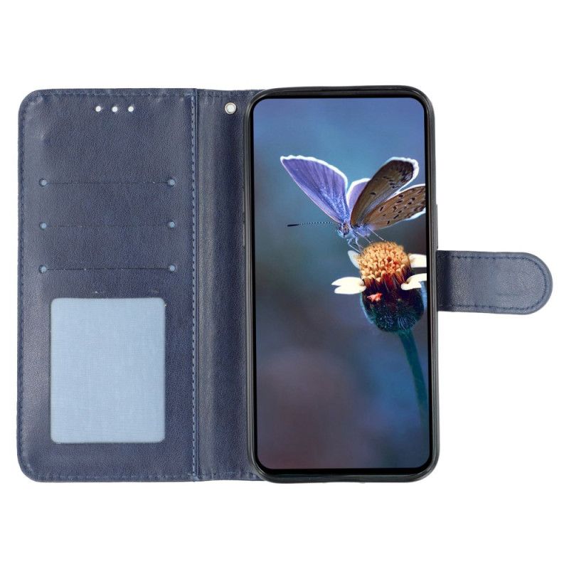Lærdeksel Folio Deksel Xiaomi Redmi Note 14 5g Mobildeksel Blondemandala