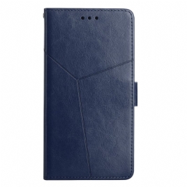 Lærdeksel Folio Deksel Xiaomi Redmi Note 14 5g Mobildeksel Y-design Med Stropp