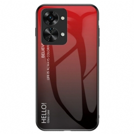 Deksel Til OnePlus Nord 2T 5G Hei Herdet Glass