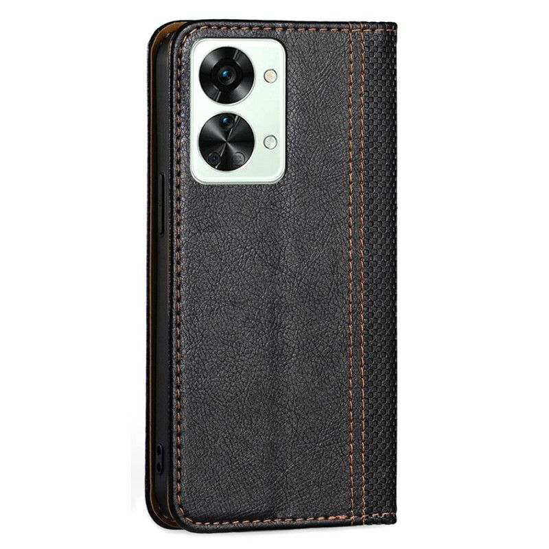 Lærdeksel Til OnePlus Nord 2T 5G Vintage Stil