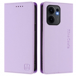 Folio Deksel Lær Oppo Reno 13f 4g / 5g / 13 Fs 5g Mobildeksel Rinacasis