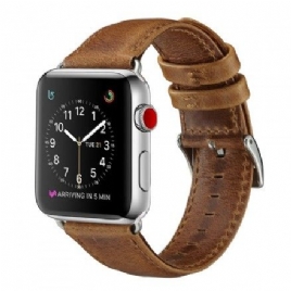 Apple Watch-Rem 40/38 Mm Ekte Skinn Vintage Stil