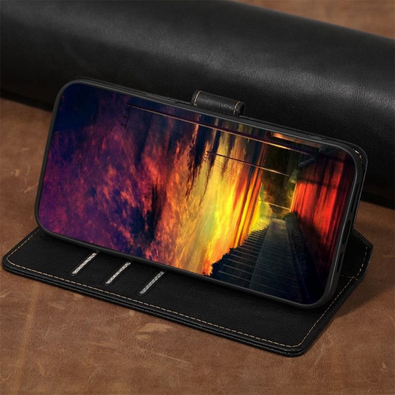 Folio Deksel Til OnePlus Nord CE 2 Lite 5G Rfid-skinnstil