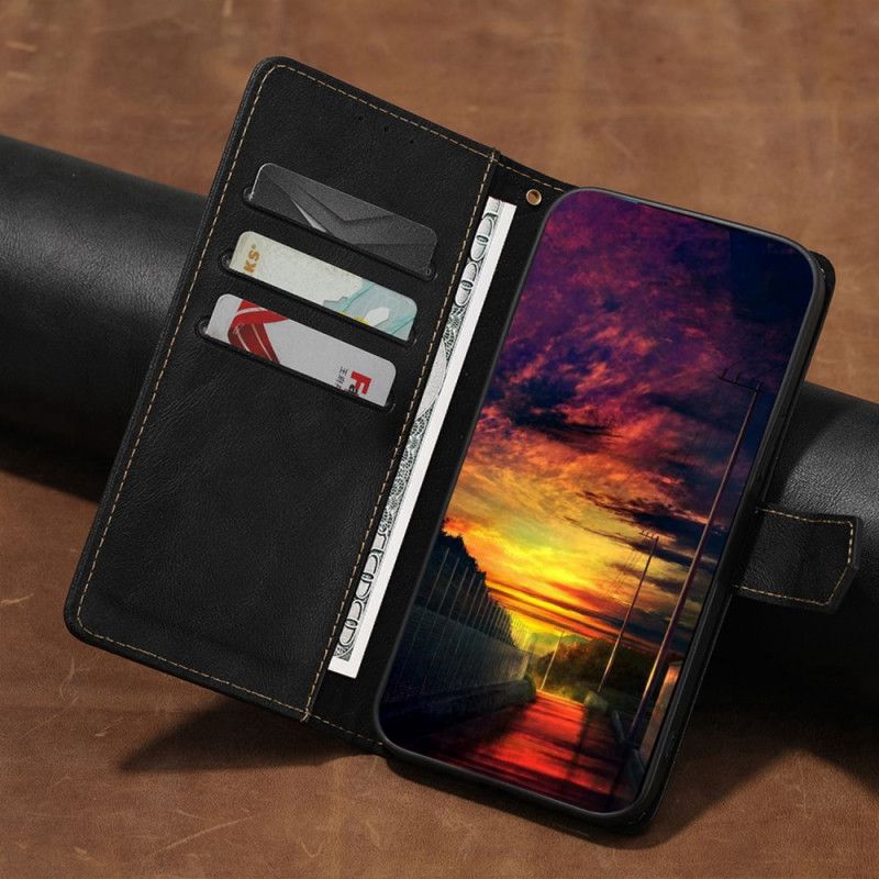 Folio Deksel Til OnePlus Nord CE 2 Lite 5G Rfid-skinnstil