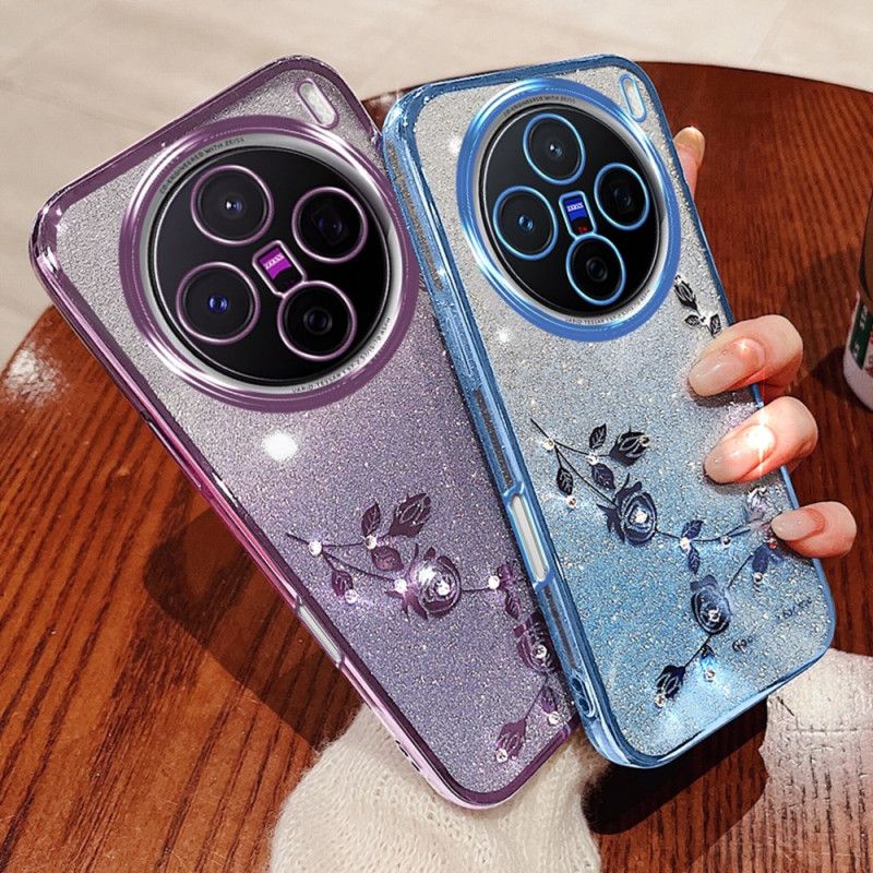 Deksel Vivo X200 Pro Blomster- Og Strass Kadem