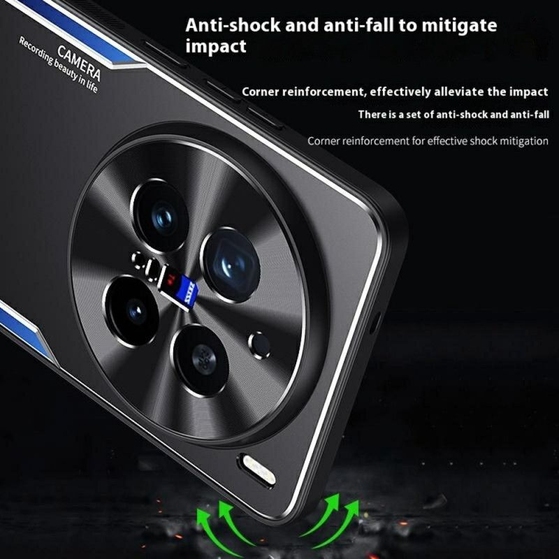 Deksel Vivo X200 Pro Mobildeksel Metalleffekt