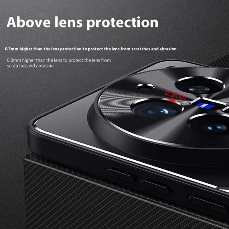 Deksel Vivo X200 Pro Mobildeksel Metalleffekt